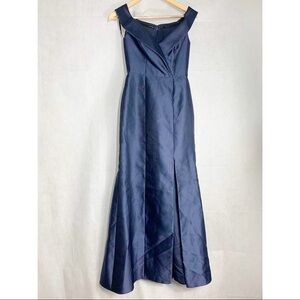 Alfred Sung Off The Shoulder Cuff Trumpet Gown D760